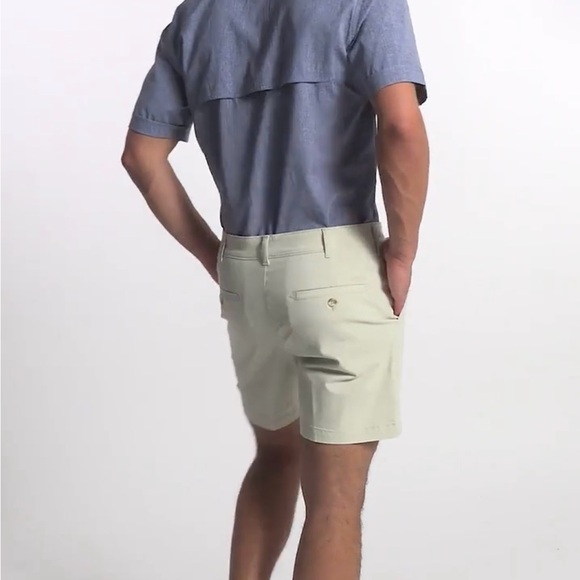 IZOD Men’s Saltwater Stretch Classic Fit Shorts 38 WAIST 7 Inch Inseam NWT - Picture 3 of 6